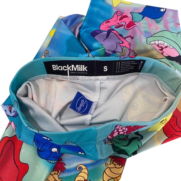 Blackmilk Disney The Little Mermaid Leggings pants sz Small - multicolored - Picture 11 of 16